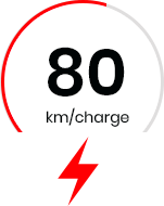 ridge30 kmpercharge